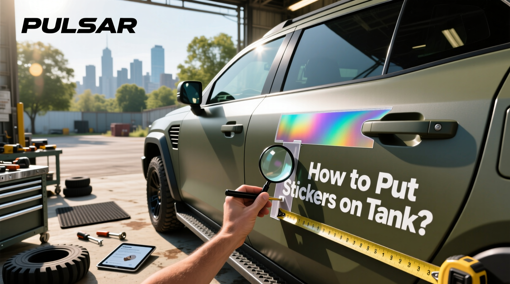 How to choose pulsar tank sticker, How to put stickers on tank?