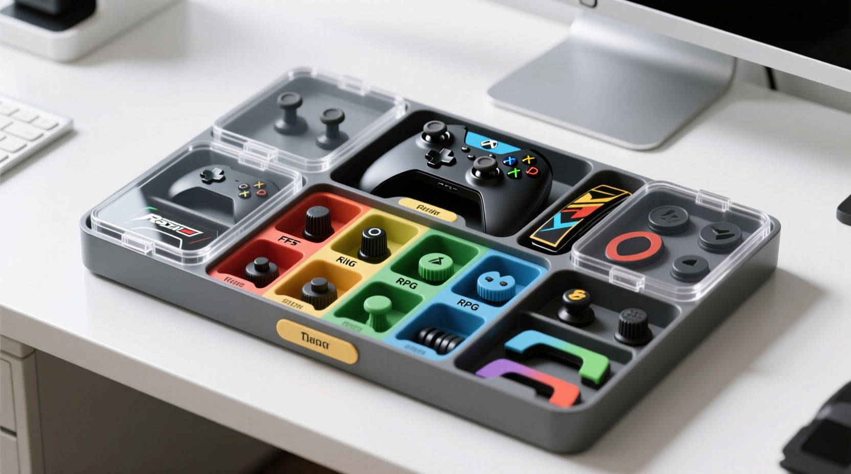 closet organization tips for gaming controller skins thumbsticks