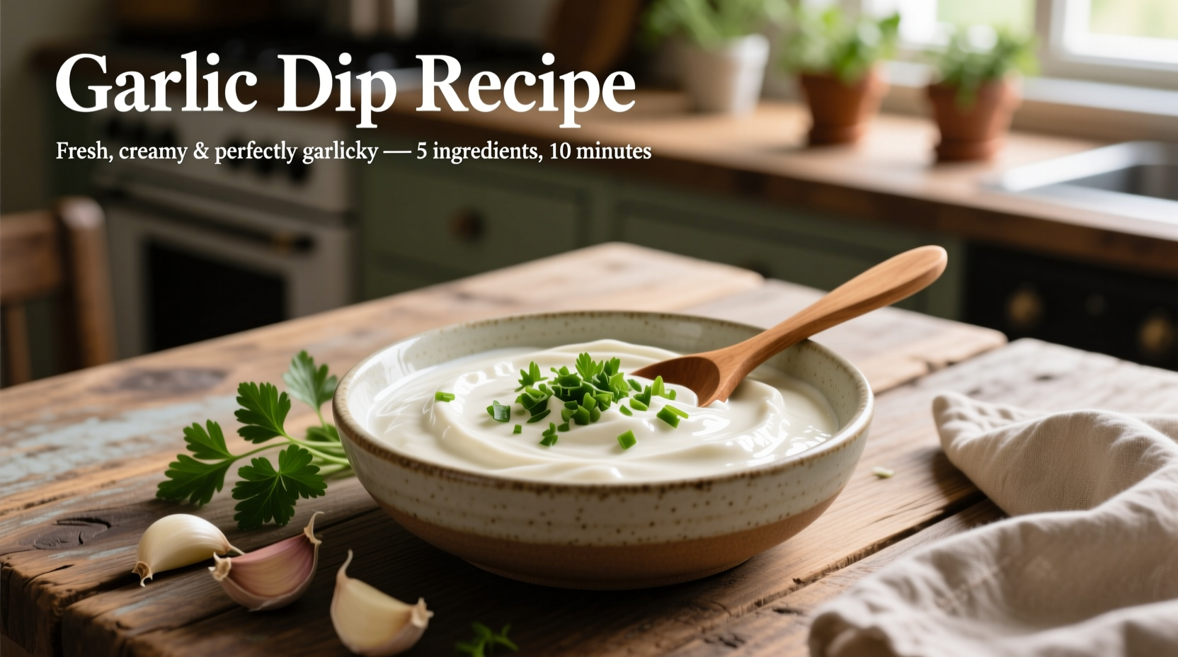 Perfect Garlic Dip Recipe: Creamy, Flavorful & Easy to Make