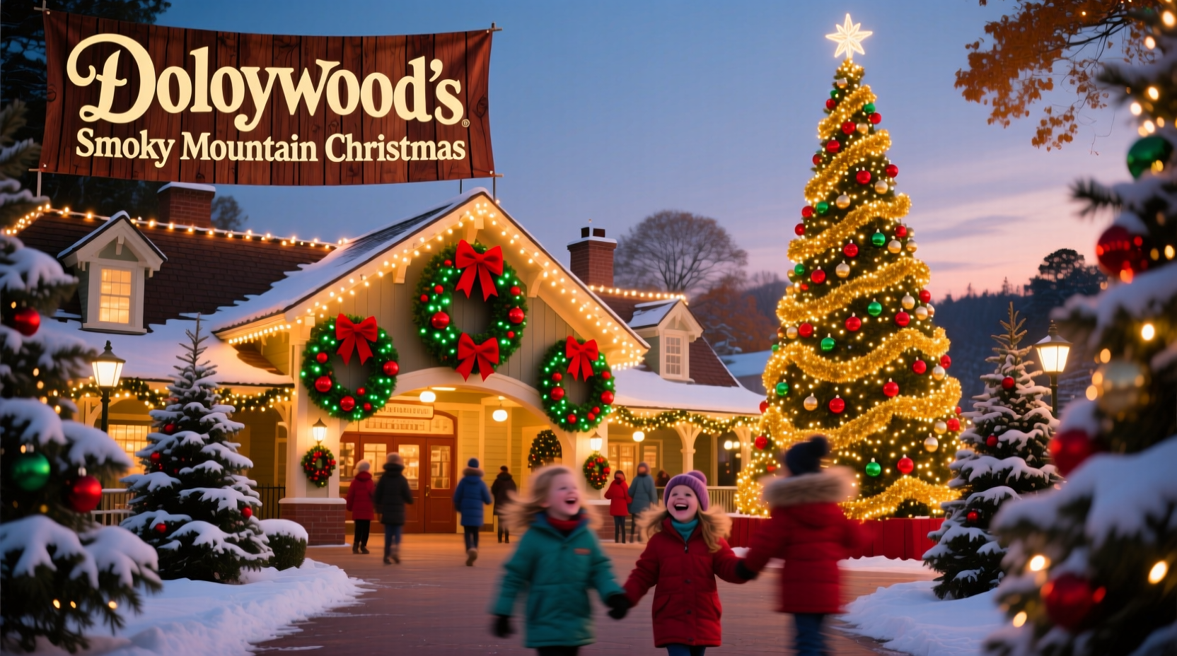 when does dollywood decorate for christmas