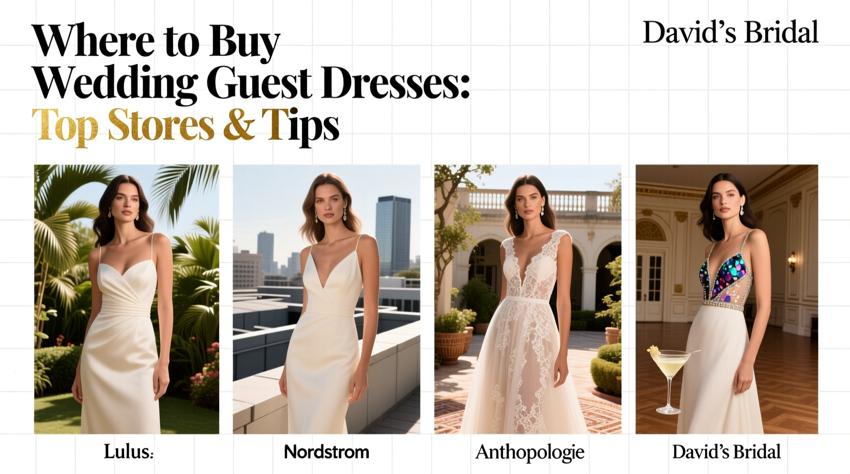 where to buy wedding guest dresses