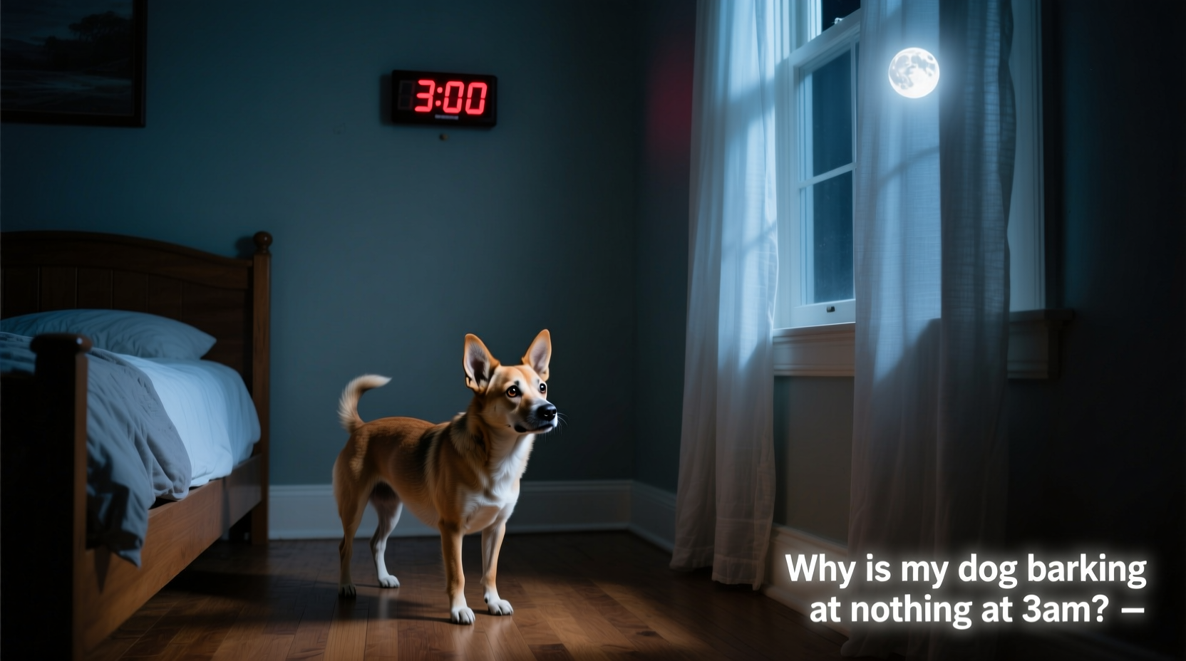 why is my dog barking at nothing at 3am possible explanations and solutions