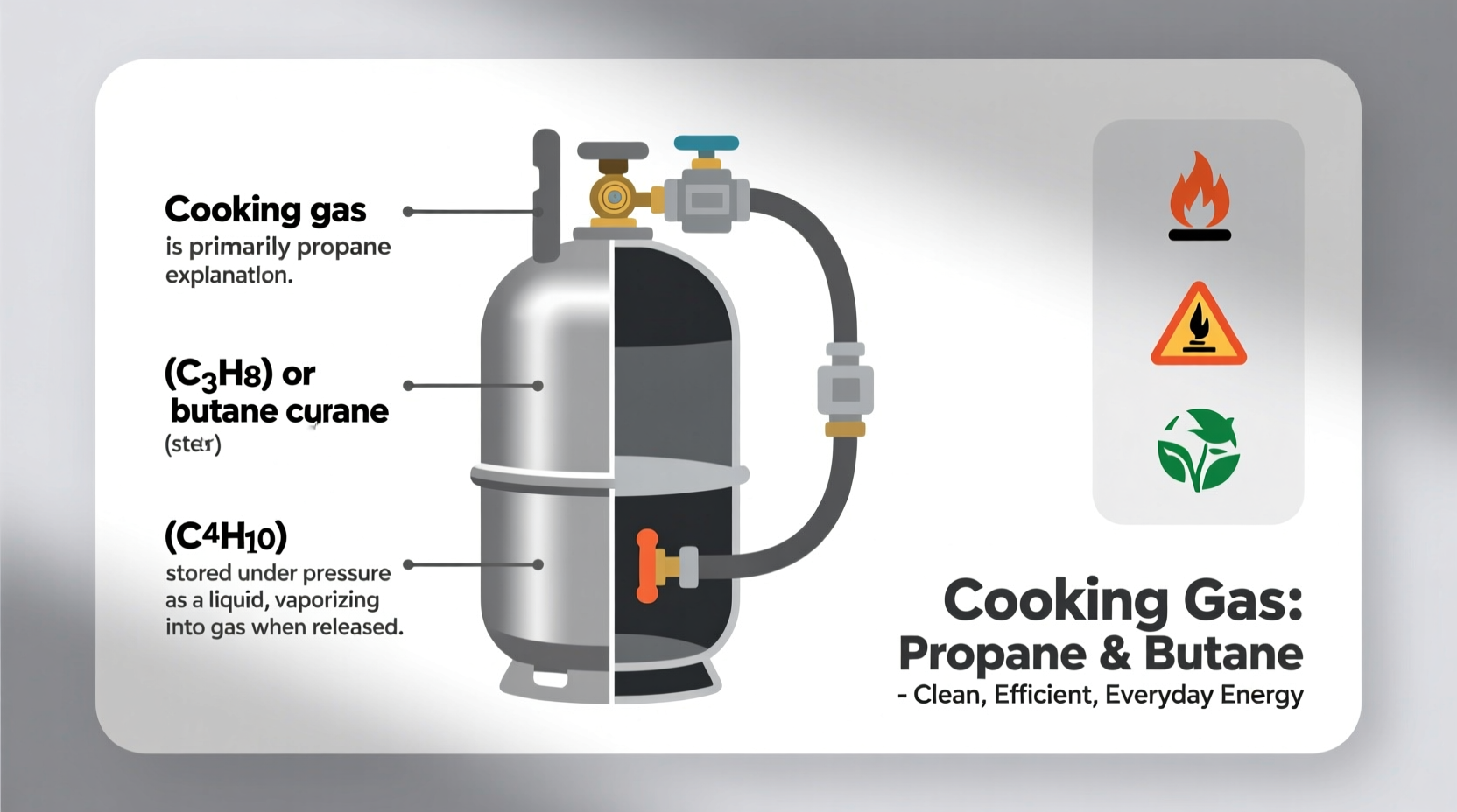 what gas is cooking gas