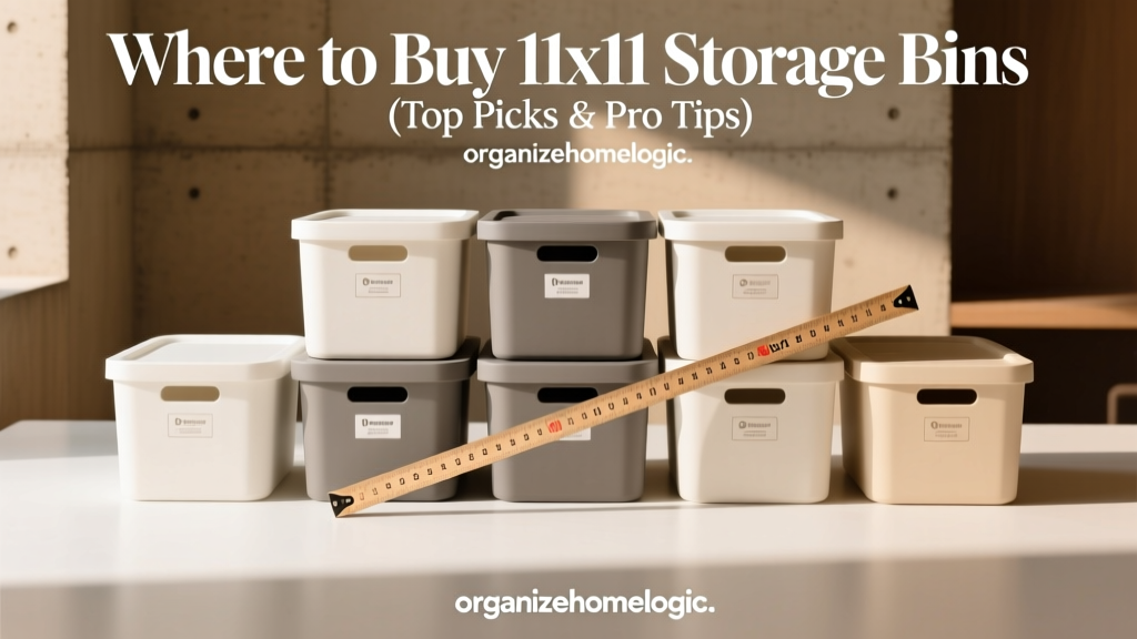 Where to Buy 11x11 Storage Bins (Top Picks & Pro Tips)