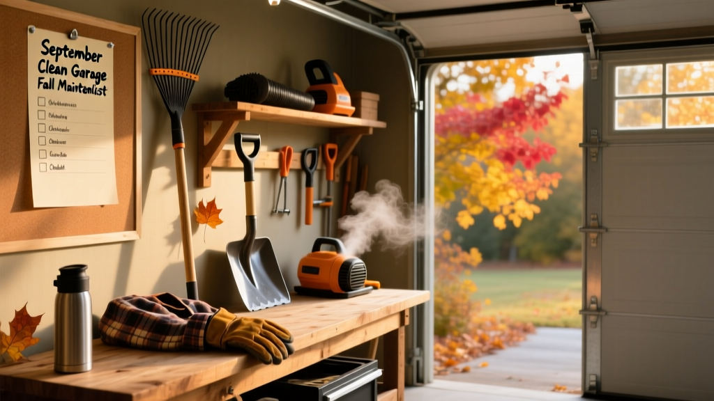 September Clean Garage Fall Maintenance Checklist