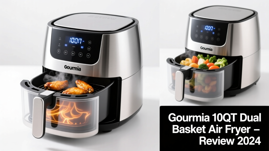 Gourmia 10-Quart Dual Basket Air Fryer Review