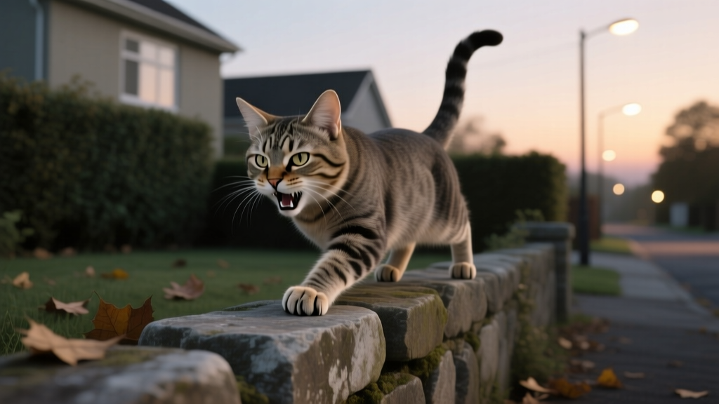 Cat Hissing Behavior Outdoor Survival Explained