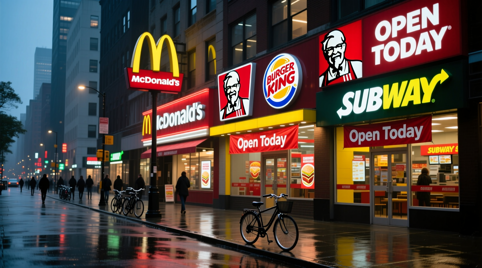 Fast Food Restaurants Open Today: Real-Time Hours Guide