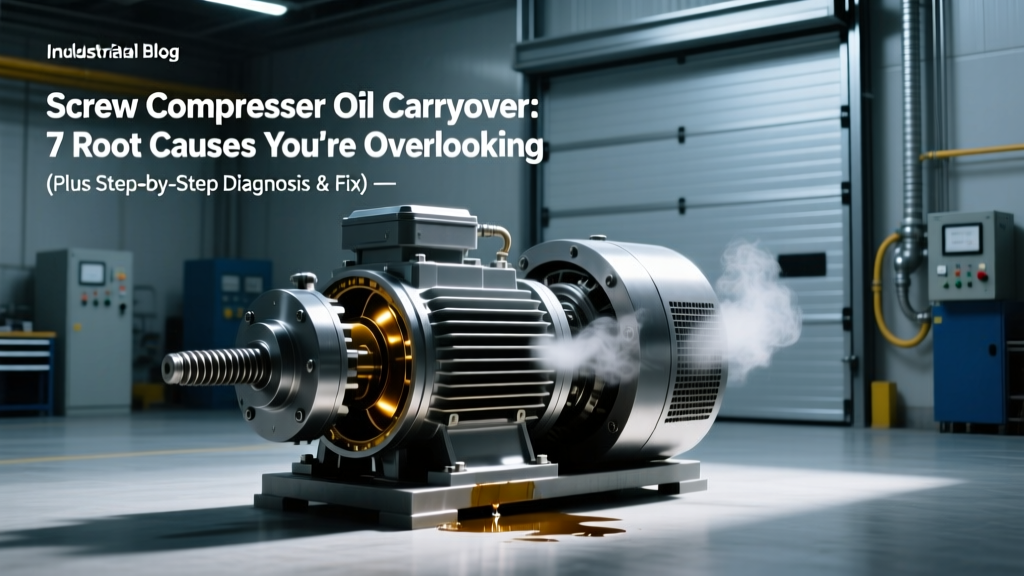 Screw Compressor Oil Carryover: 7 Overlooked Causes & Fixes