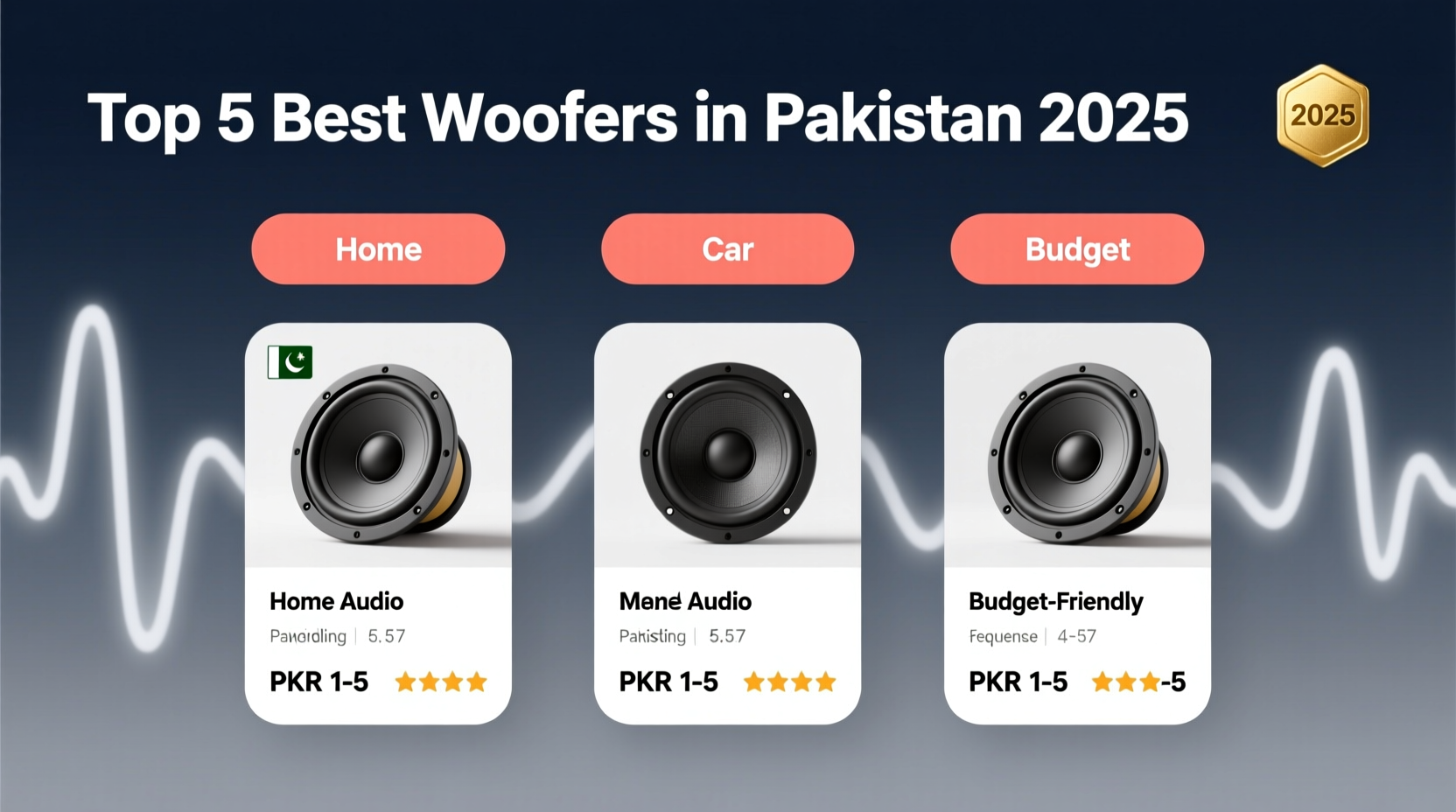 best woofer in pakistan