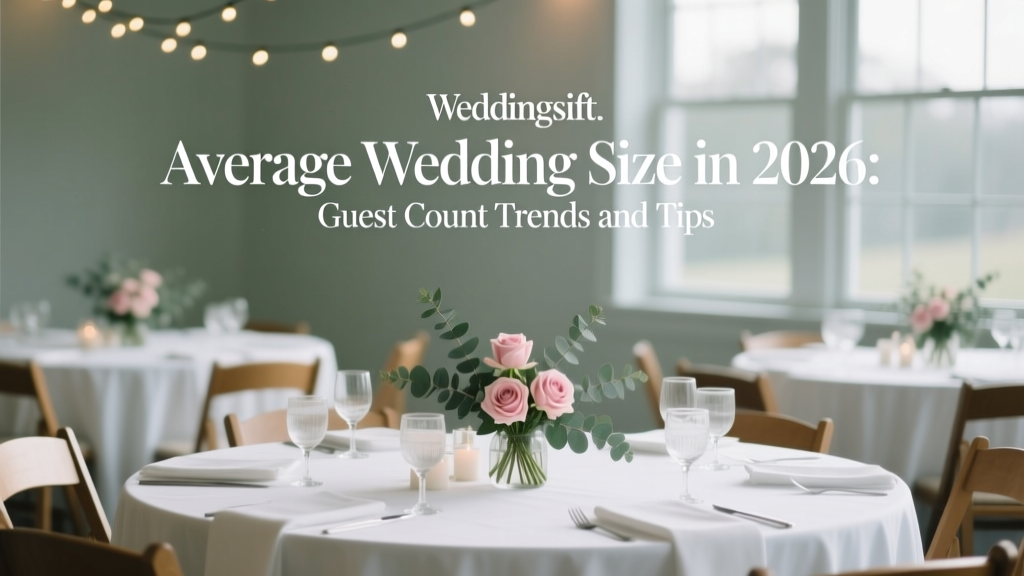 Average Wedding Size in 2026: Guest Count Trends and Tips