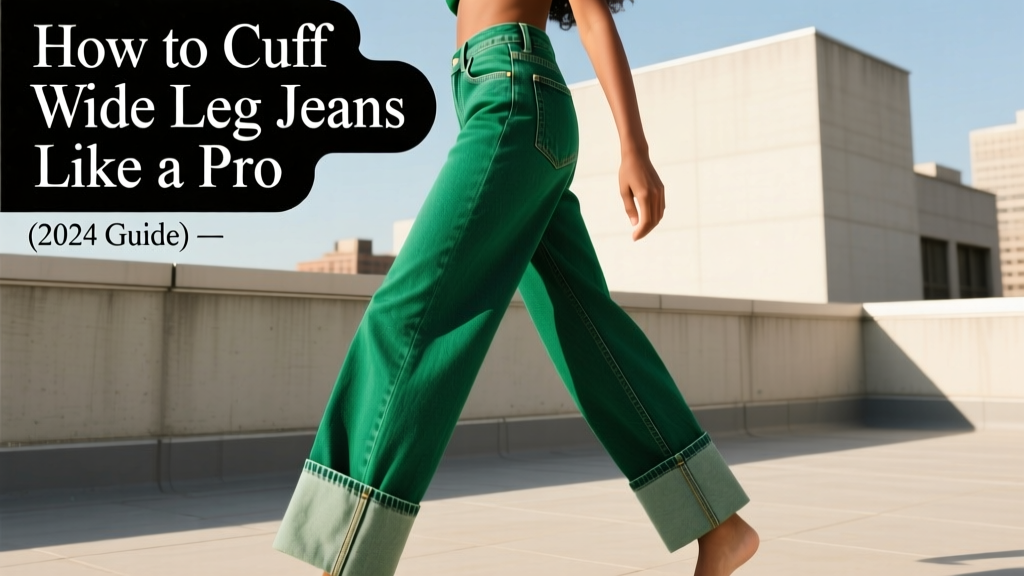 How to Cuff Wide Leg Jeans Like a Pro (2024 Guide)