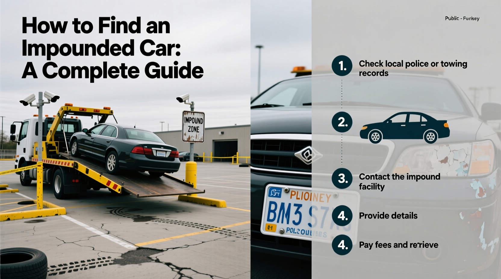 how do i find an impounded car