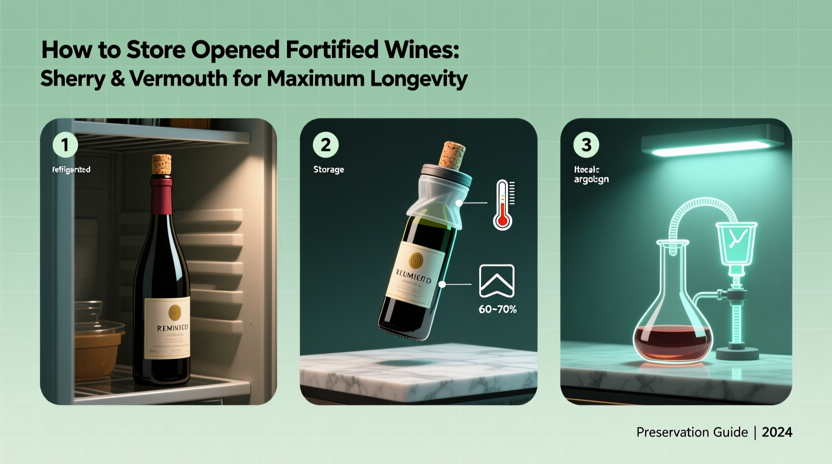 How To Store Opened Fortified Wines Like Sherry And Vermouth For