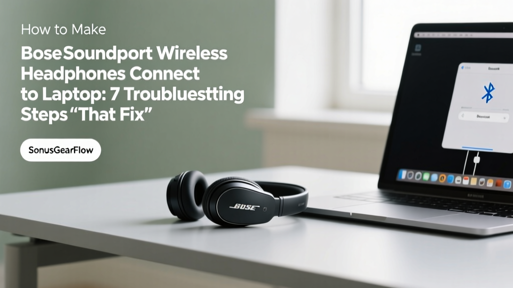 Bose SoundSport Wireless Not Connecting to Laptop