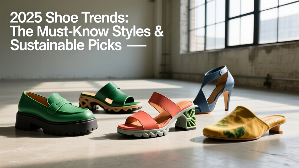 2025 Shoe Trends: The Must-Know Styles & Sustainable Picks