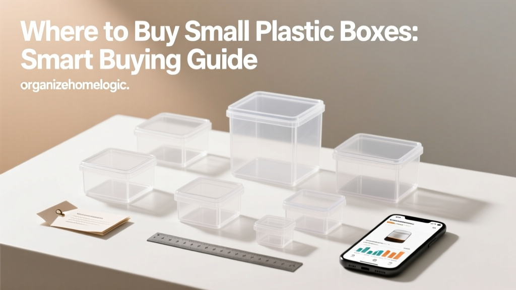 Where to Buy Small Plastic Boxes: Smart Buying Guide