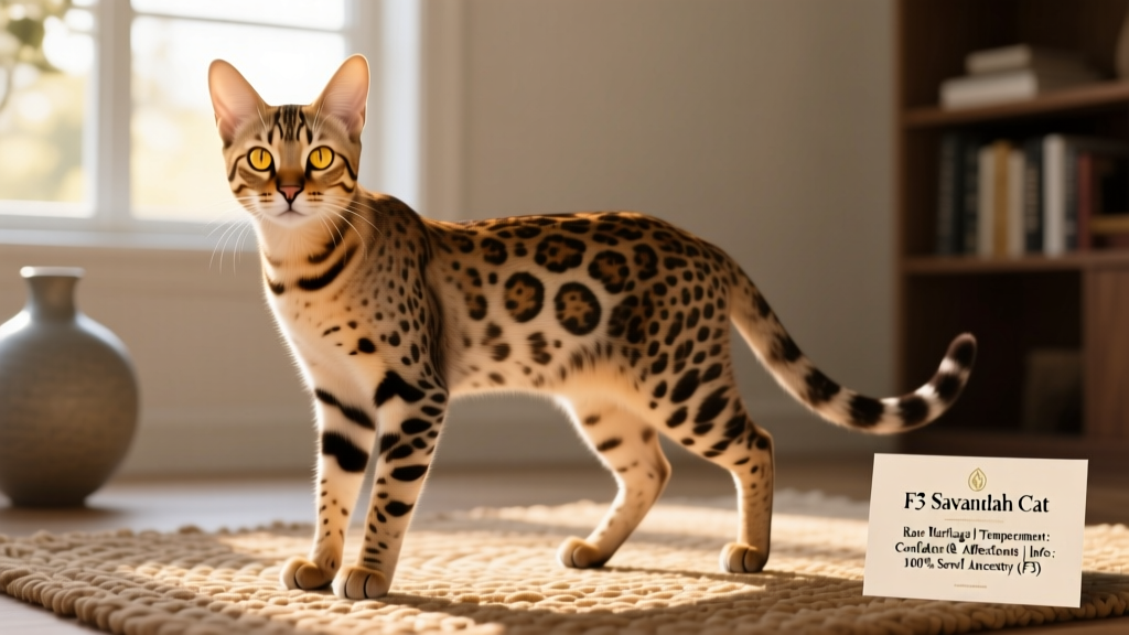 F3 Savannah Cat: Rarity, Temperament, Info, & More