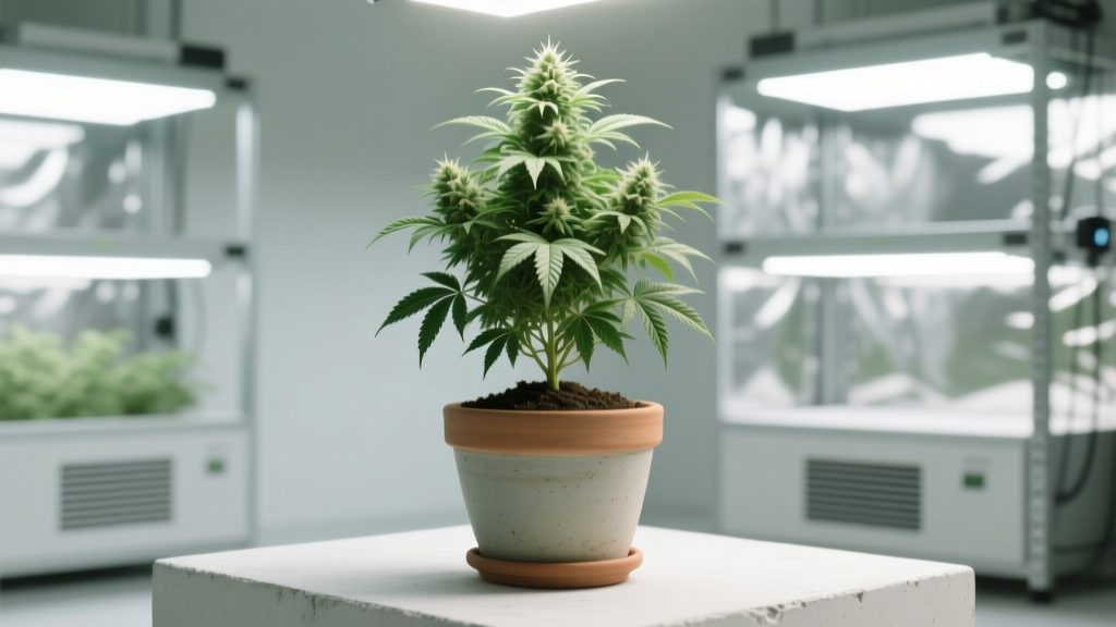 Best Pot Size for Indoor Marijuana in Bright Light