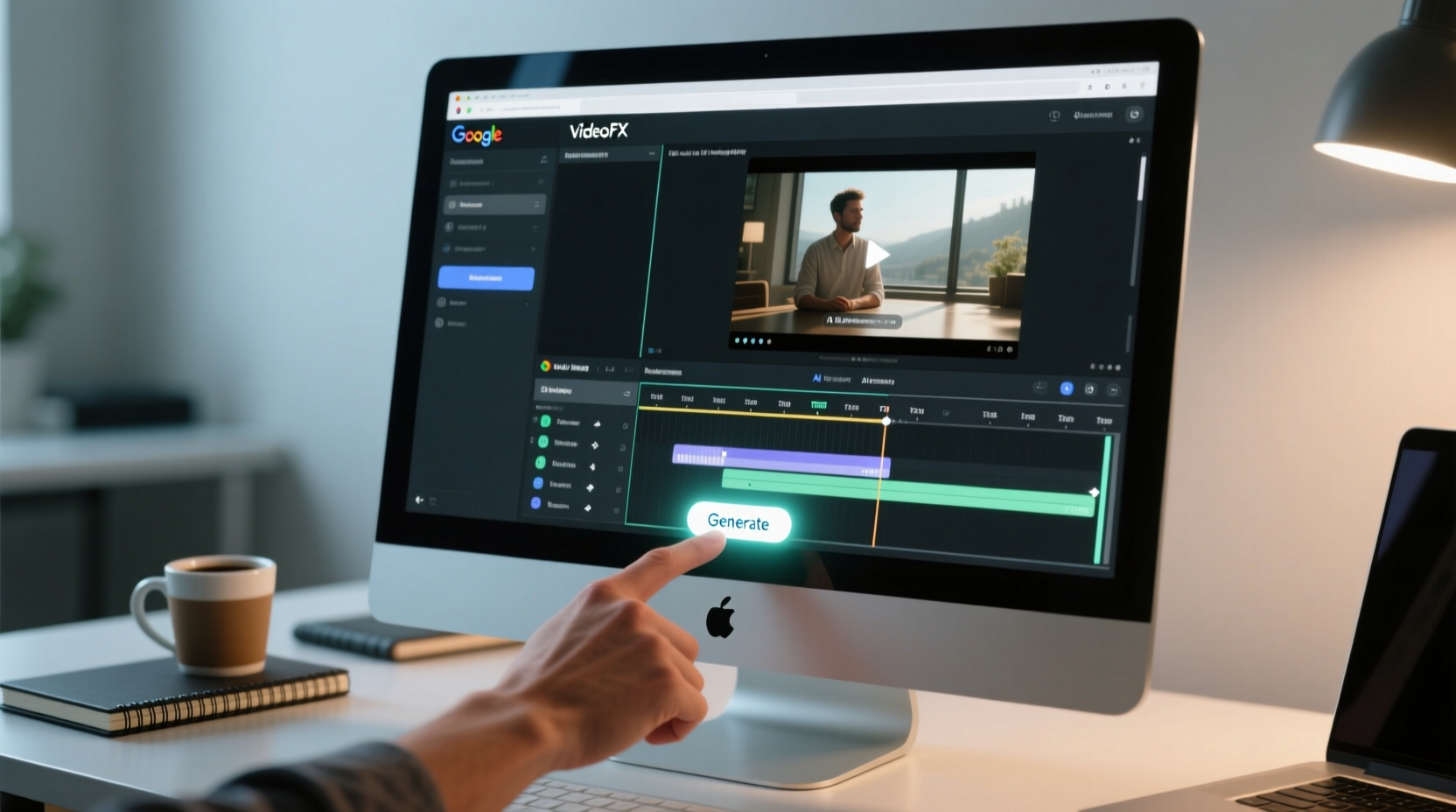 how to make ai videos with googles videofx tool