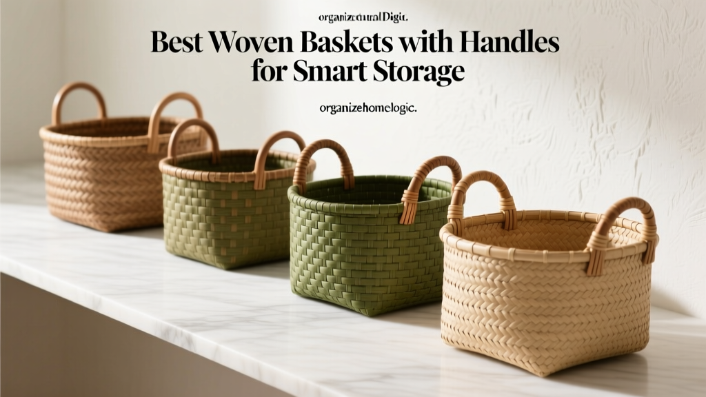 Best Woven Baskets with Handles for Smart Storage