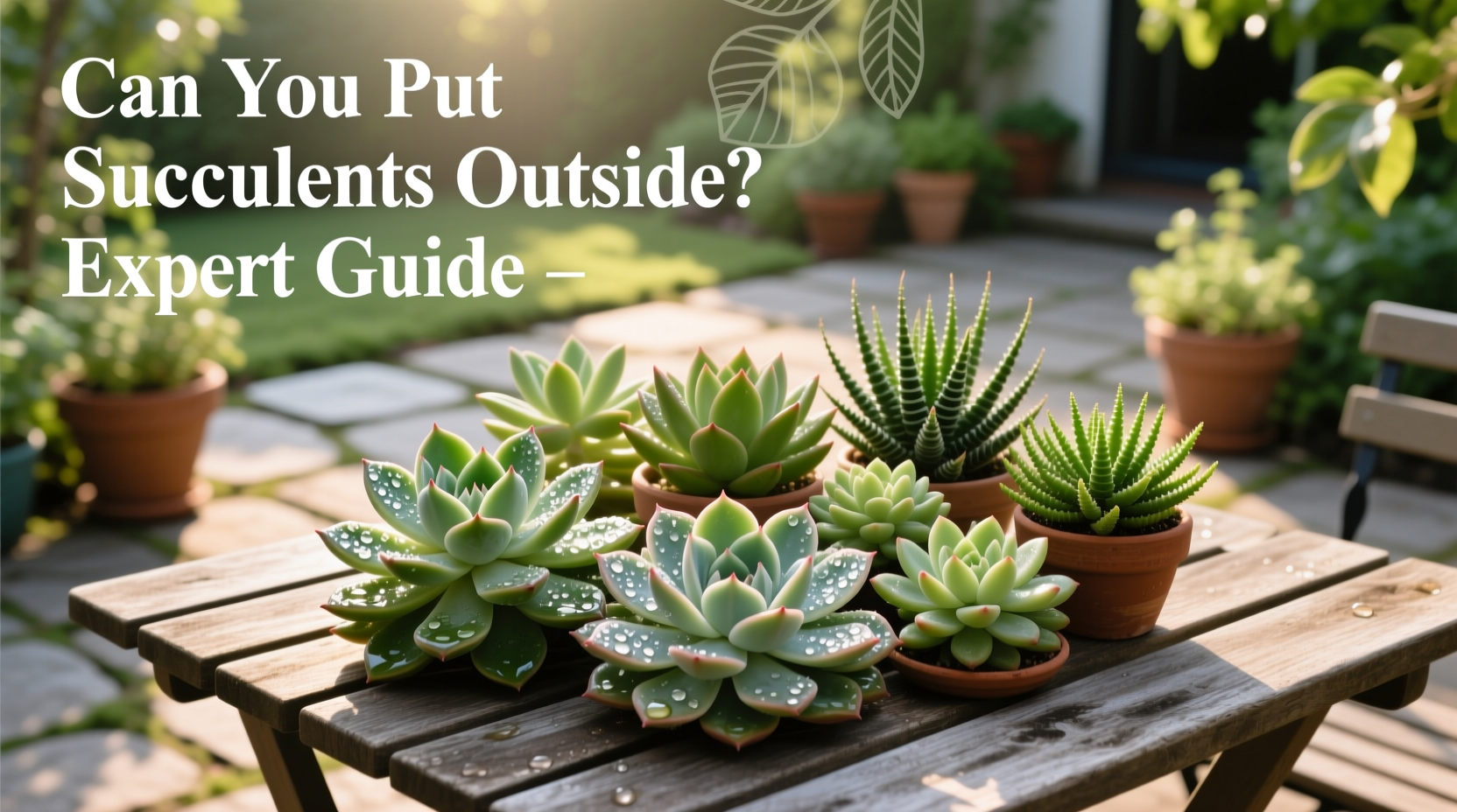 5 Ways to Grow Succulents Outside | TheHomeSprouts