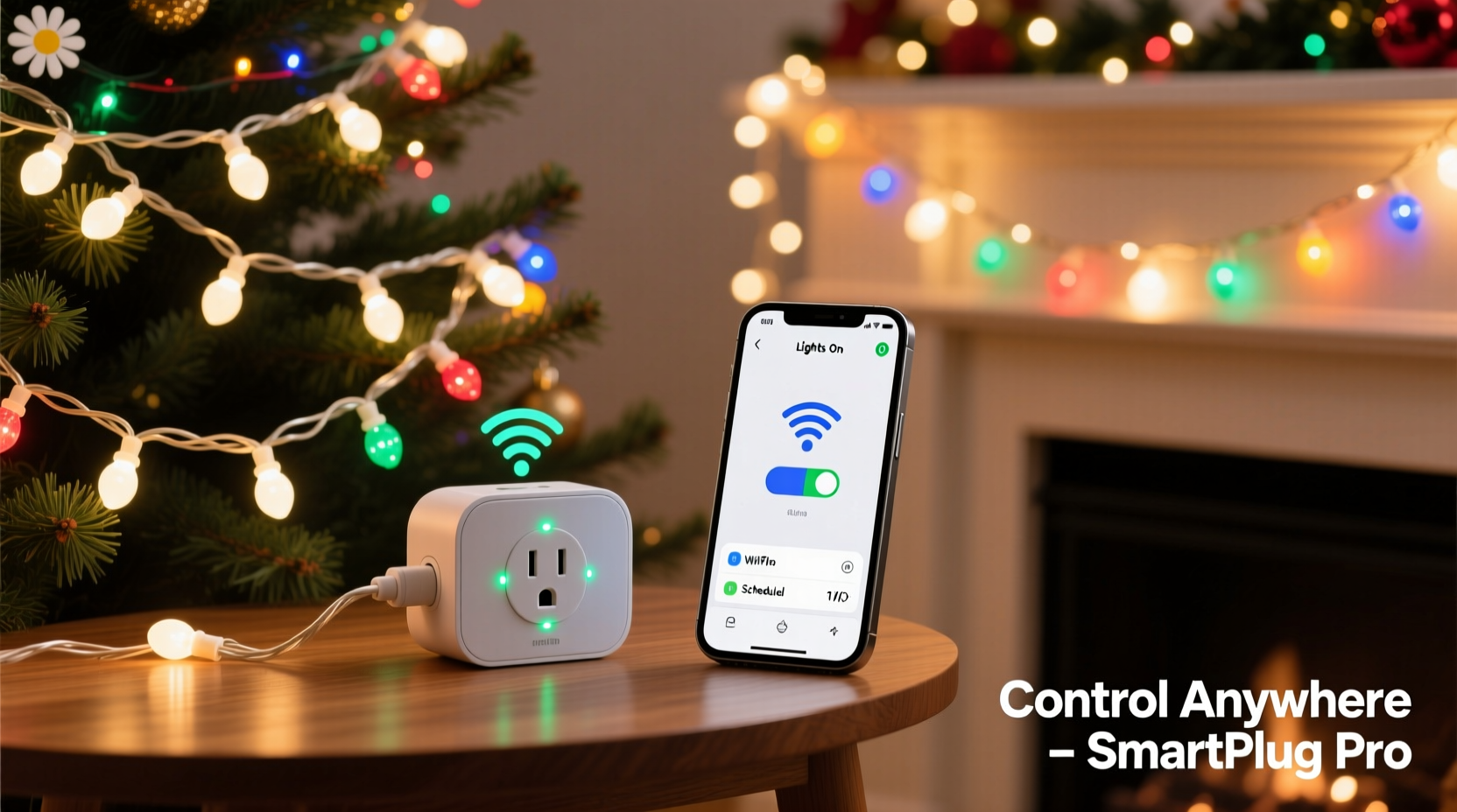 can smart plugs control multiple strands of christmas lights remotely