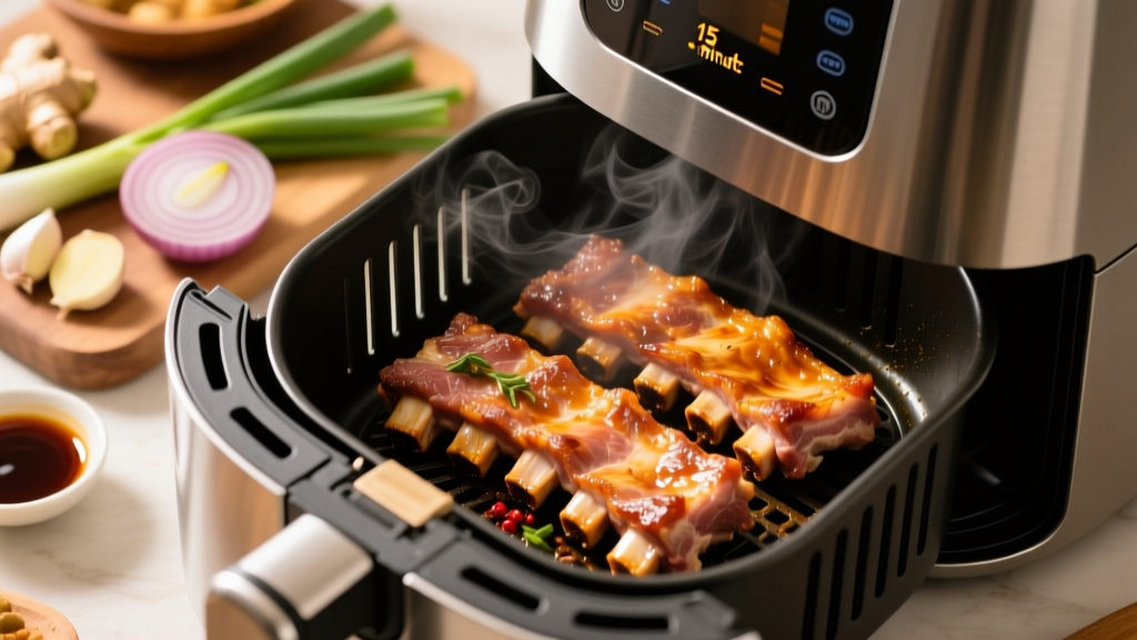 Crispy Pork Boneless Ribs in Air Fryer (15 Min!)