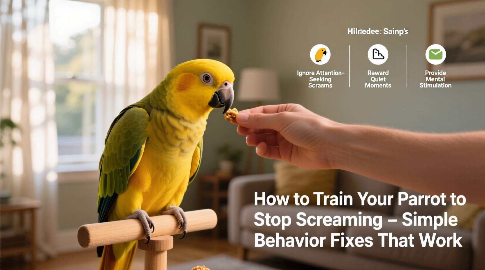how to train your parrot to stop screaming simple behavior fixes that work