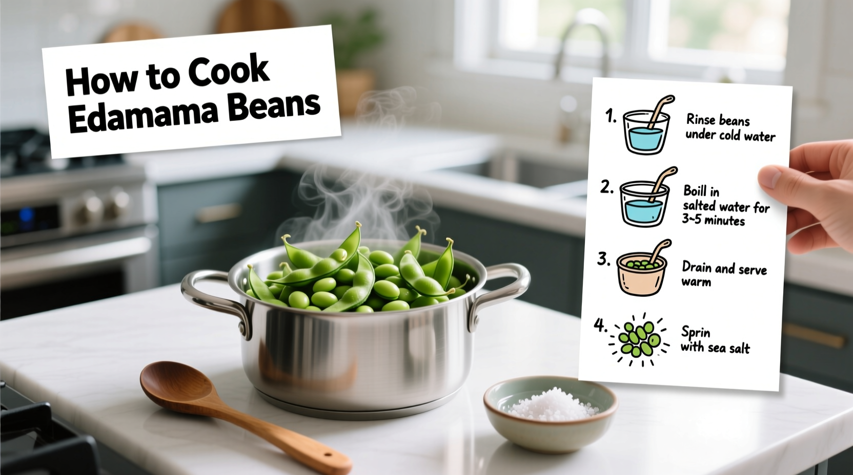 how to cook edamame beans