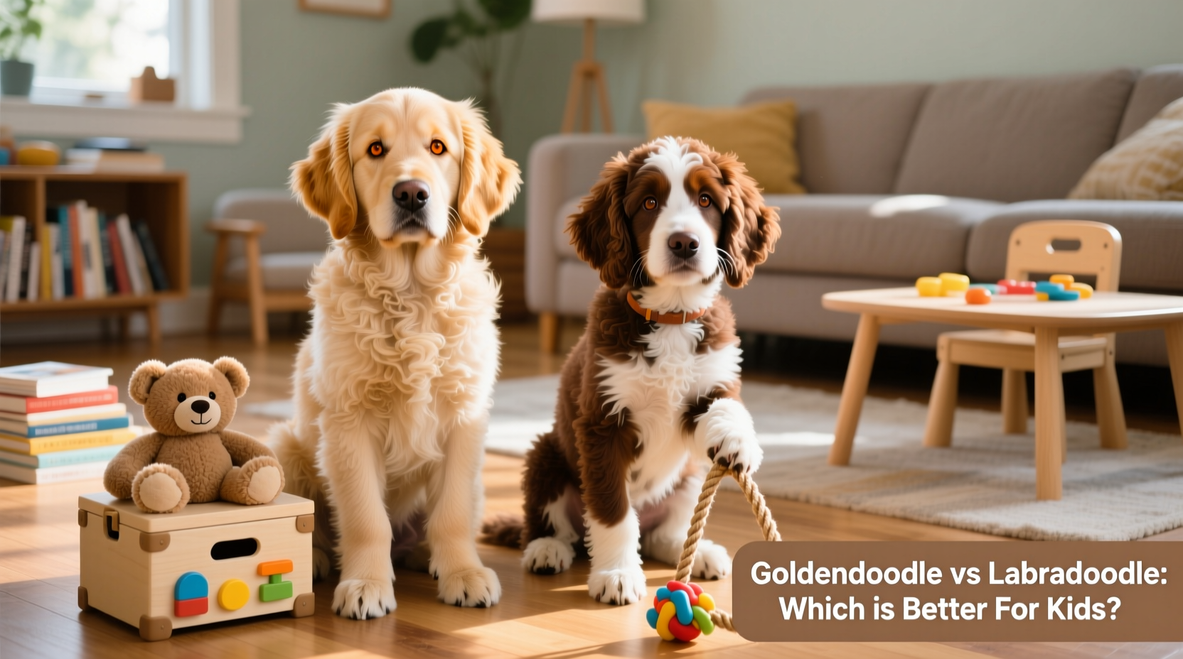goldendoodle vs labradoodle temperament differences for families with small kids