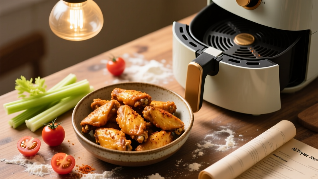 Air Fryer Anytizers Hot Wings: Crispy, Juicy & Oil-Free