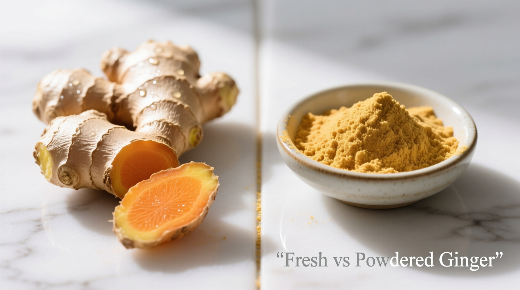 ginger powder to fresh ginger