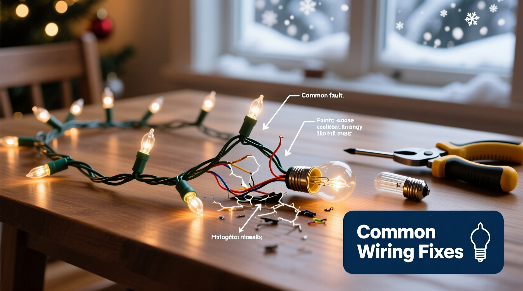 why does half my string of christmas lights go out common wiring fixes