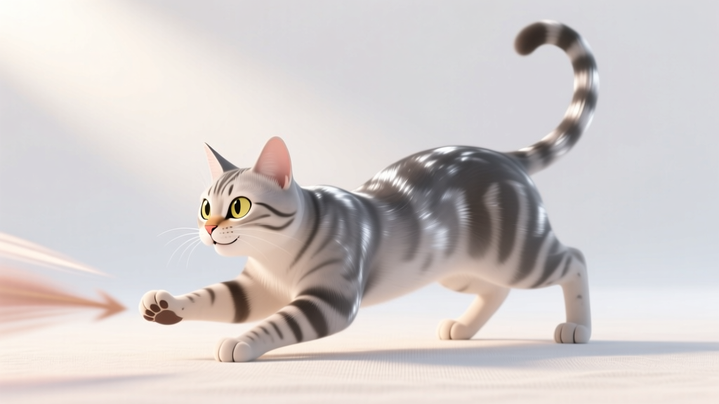 Cat Play Bow: Invitation to Chase and Wrestle