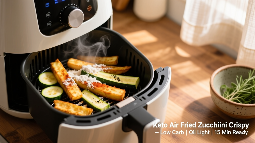Keto Air Fried Zucchini: Crispy, Low-Carb & Oil-Light