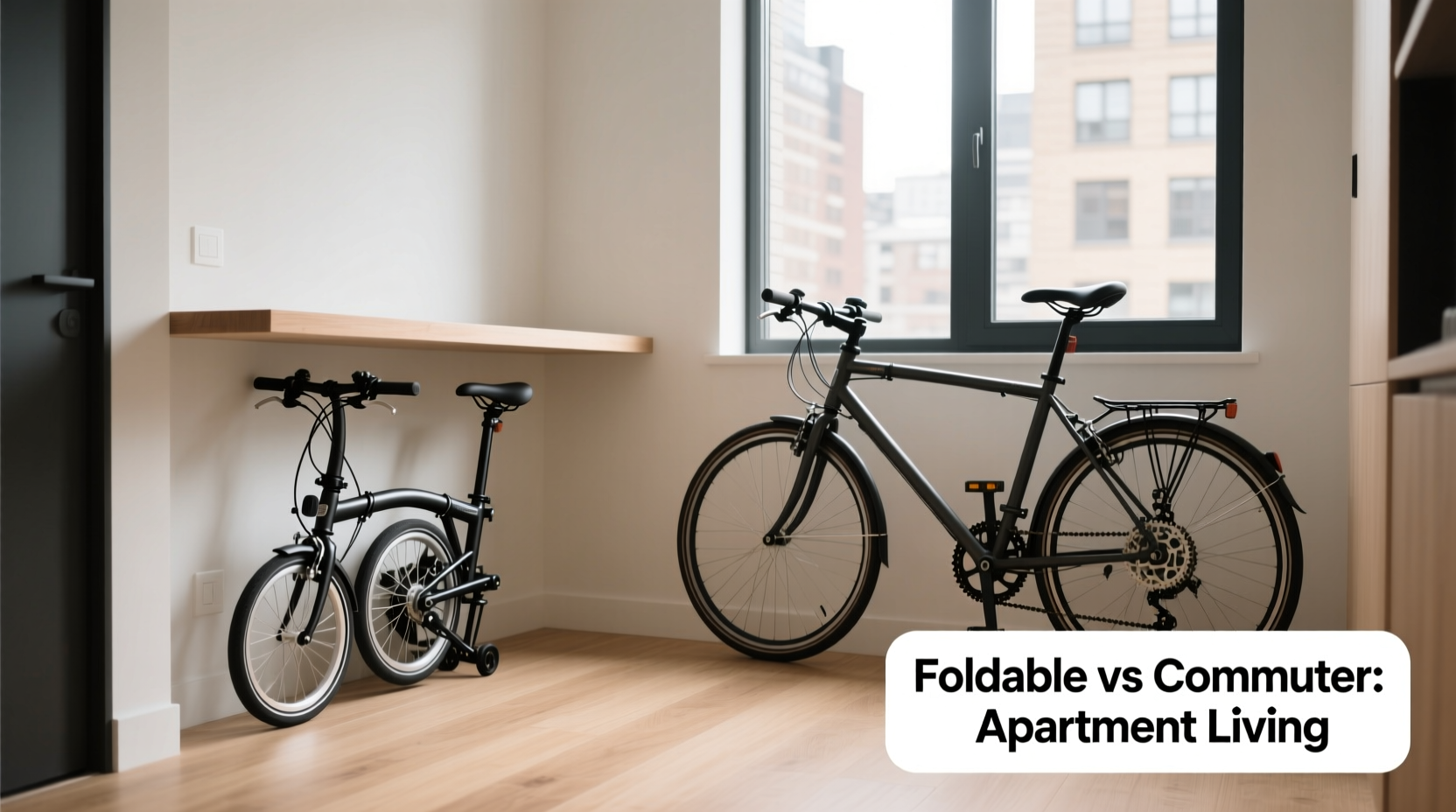 foldable bikes vs standard commuters which is better for apartment living