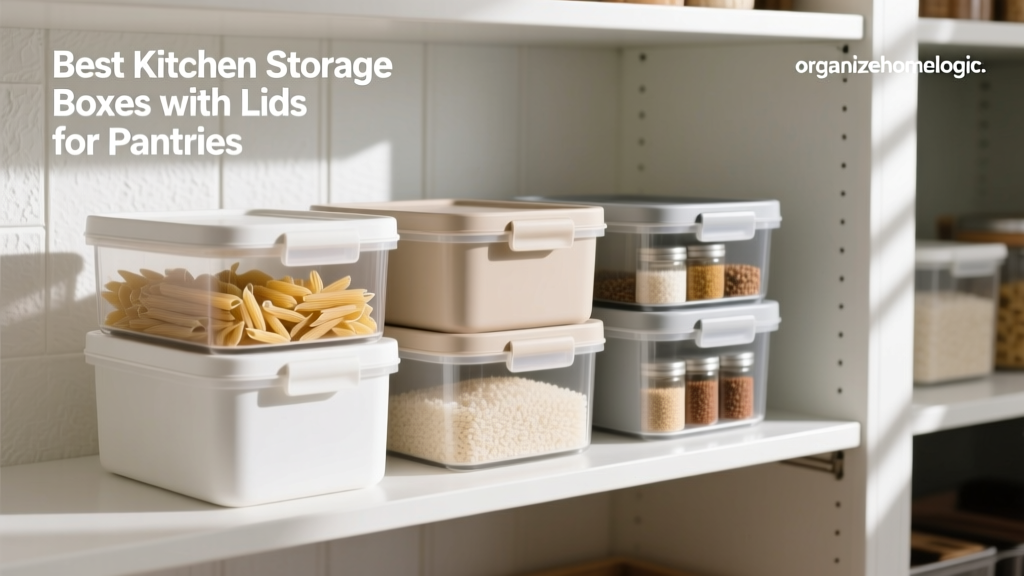 Best Kitchen Storage Boxes with Lids for Pantries