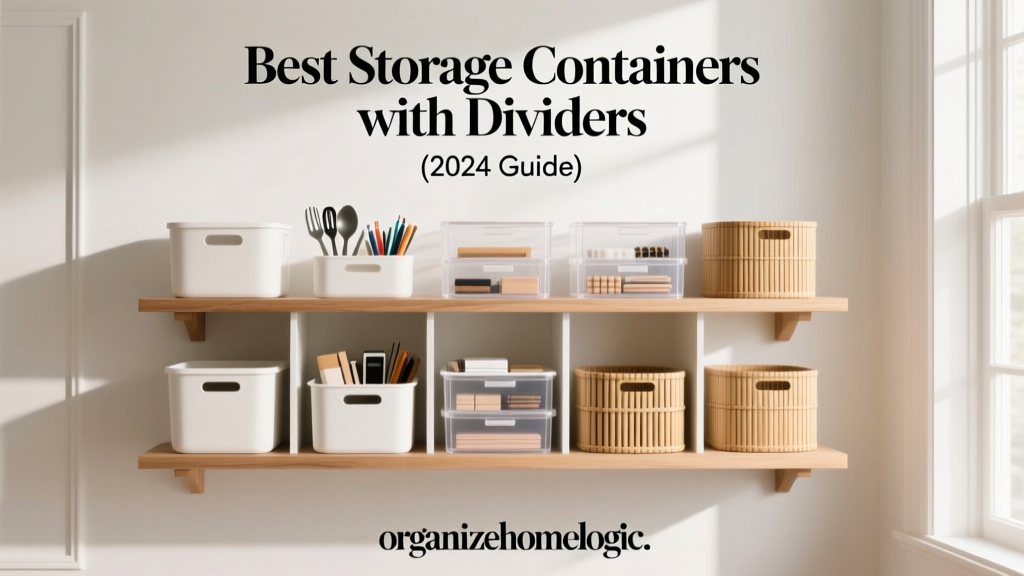 Best Storage Containers with Dividers (2024 Guide)