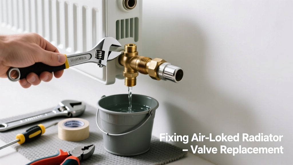 Fixing an Air-Locked Radiator That Needs a New Valve