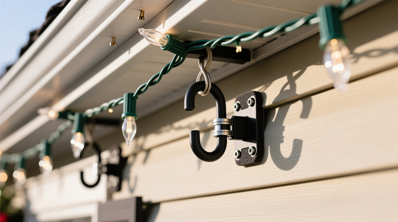can you use command hooks for heavy christmas light displays on siding