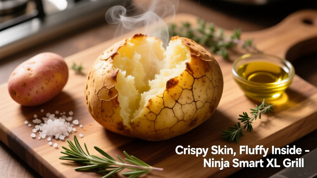 Bake Potatoes in Ninja Smart XL Grill: Crispy Skin, Fluffy