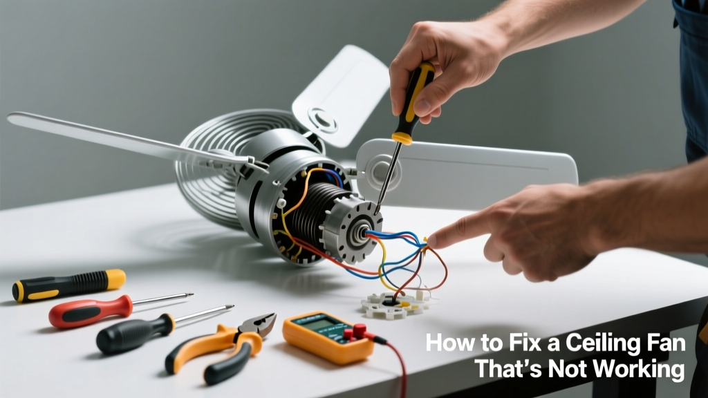 How to Fix a Ceiling Fan That’s Not Working