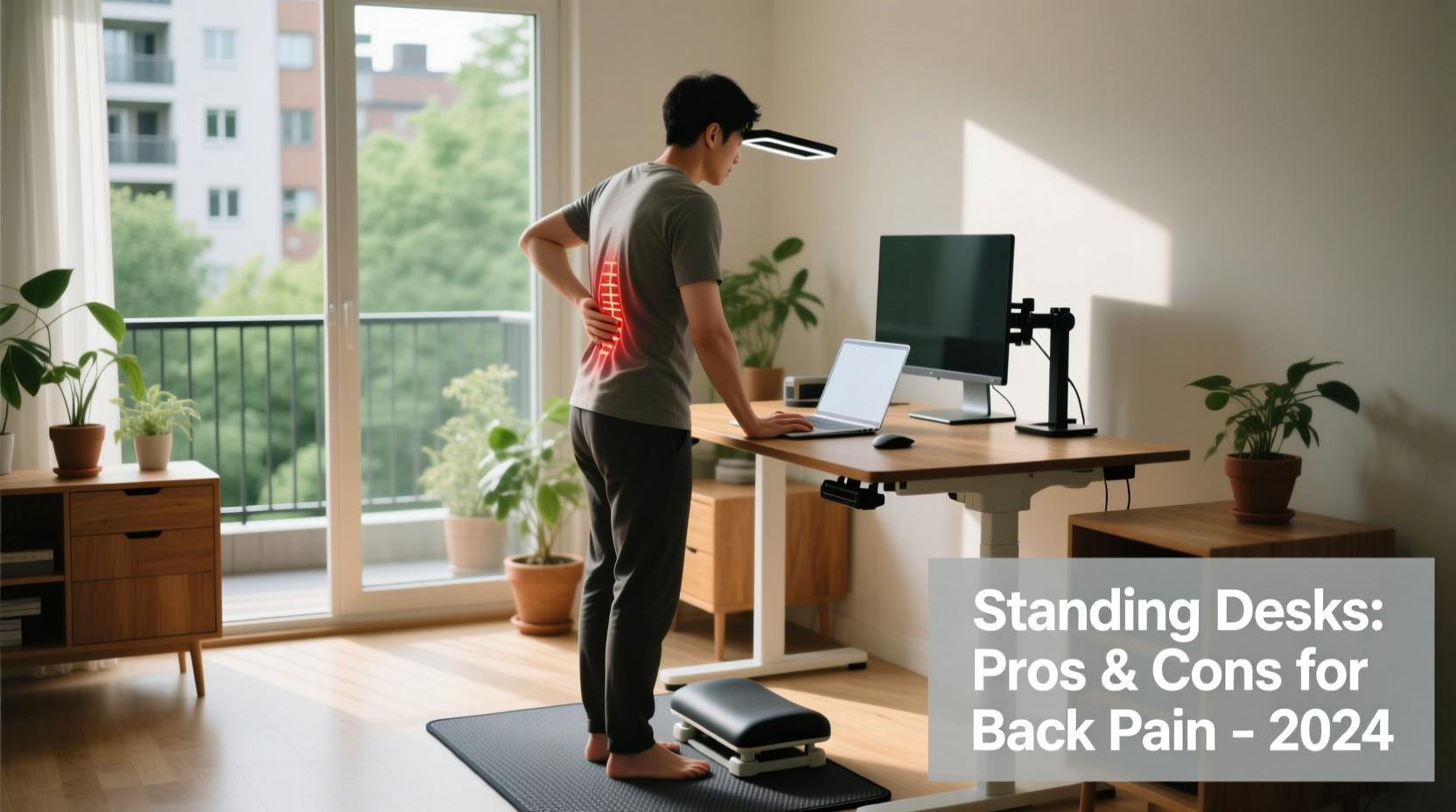 are standing desks worth it for remote workers with back pain pros and cons