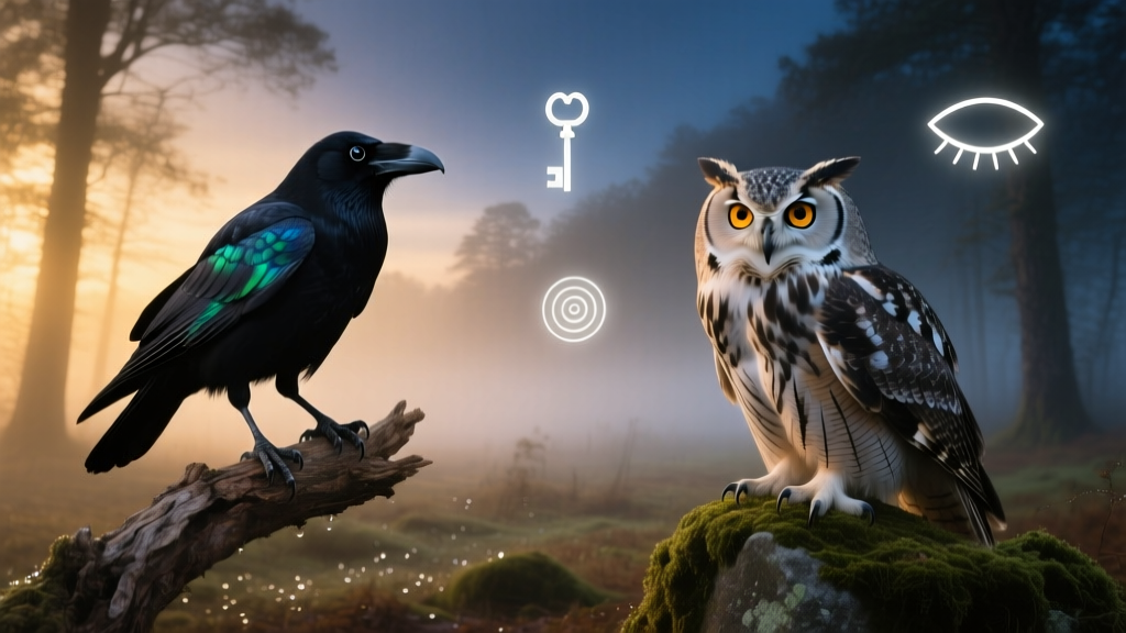 Crow vs Owl: Dream Symbol Comparison