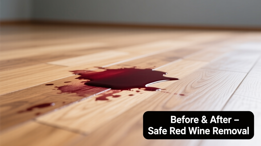 How to Remove Red Wine from Hardwood Floors Safely