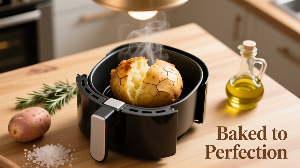 Baked Potato in XL Air Fryer: Crispy Skin, Fluffy Inside