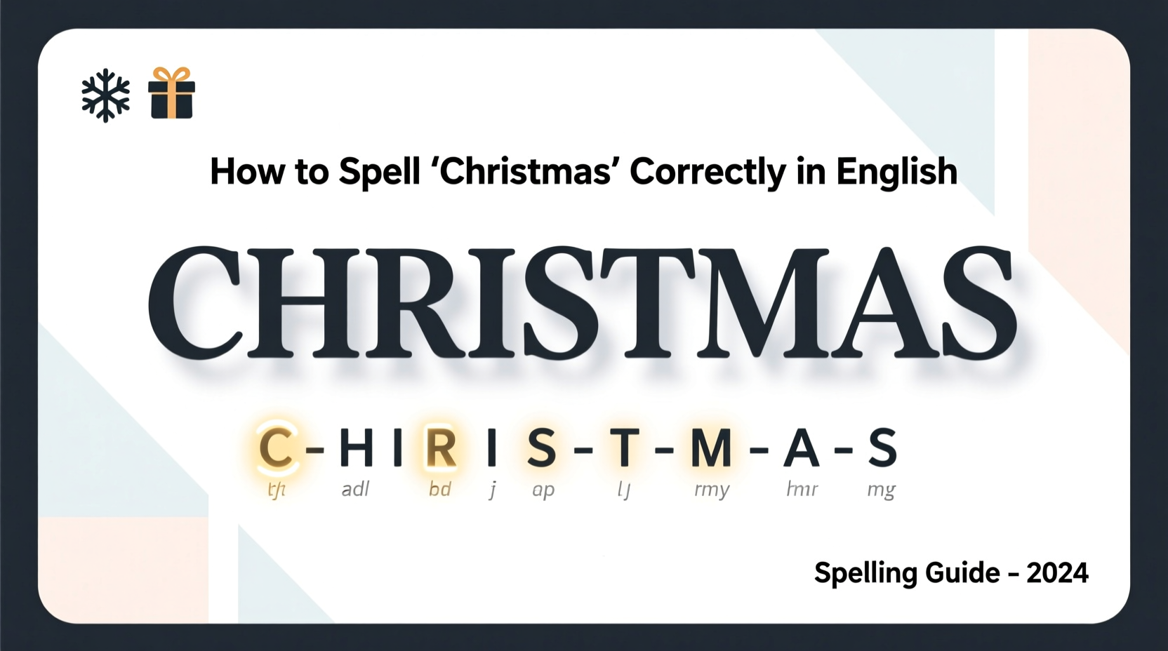 how do you spell how do you spell christmas