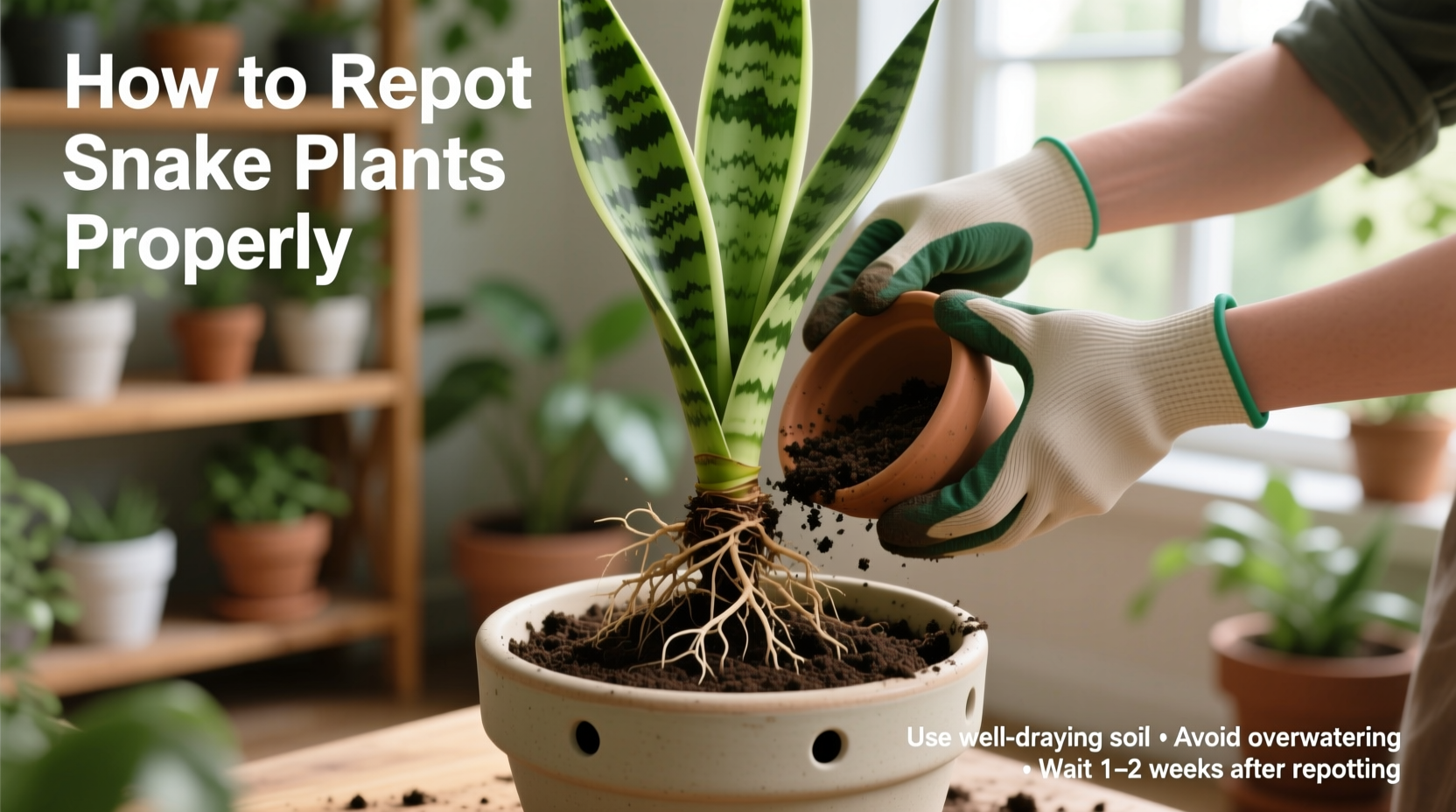 How To Repot Snake Plants