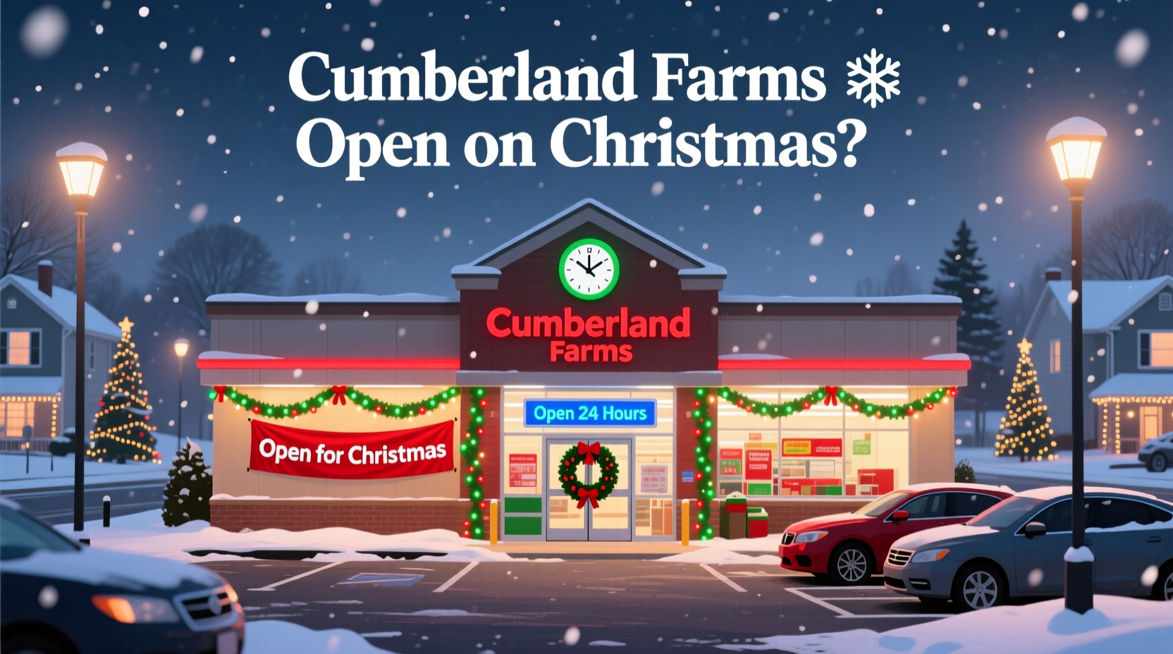 is cumberland farms open on christmas